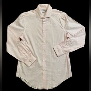 Men’s Calvin Klein slit fit long sleeve button down shirt - size Medium